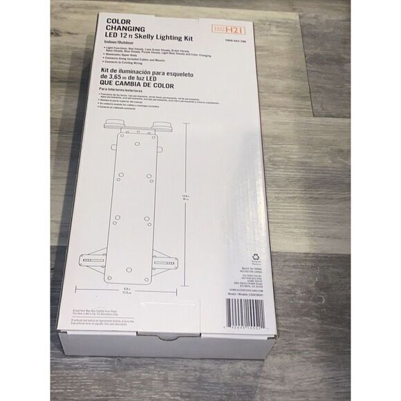 NEW Halloween 12 Ft Skeleton LED Home Accents COLOR CHANGING Lighting Kit - Picture 6 of 8